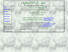 Tablet Screenshot of oxfordvue.com